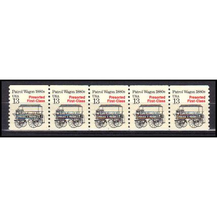 2258 13c Police Wagon Very Fine MNH Dry Gum PNC 1/5 X3097