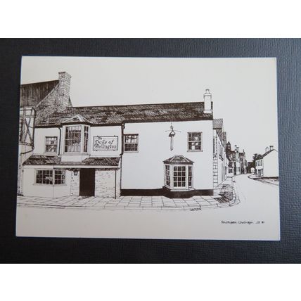 The Duke of Wellington Pub, Southgate, Cowbridge, Glamorgan, Wales Postcard