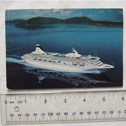 1987 Postcard Royal Princess, Princess Cruises Fleet