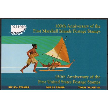 ZAYIX Marshall Islands 637a MNH Complete Booklet Stamps on Stamps 092523SM61M