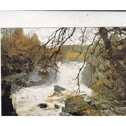 Falls of Rogie Ross-shire Postcard used VGC