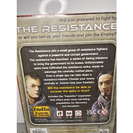 The Resistance Don Eskridges Indie Board & Card Games 5-10 Players 30 mins