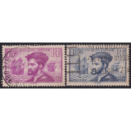 France 1934 SG 521-2 Used (C-352 (10))