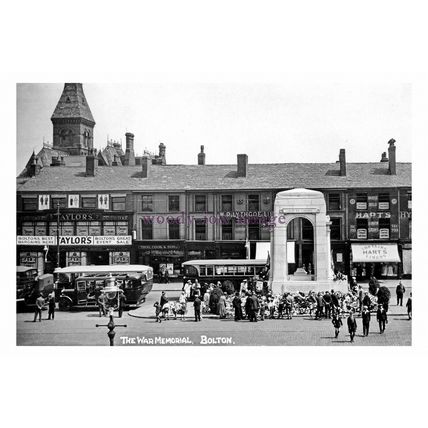 pt0967 - Bolton War Memorial , Lancashire - Print 6x4
