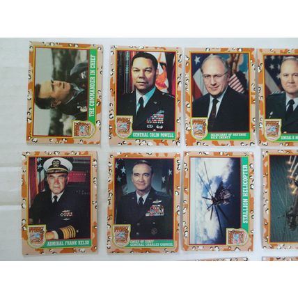Desert Storm Trading Cards - Complete Set Series 1 - 88 Cards 1991 Topps