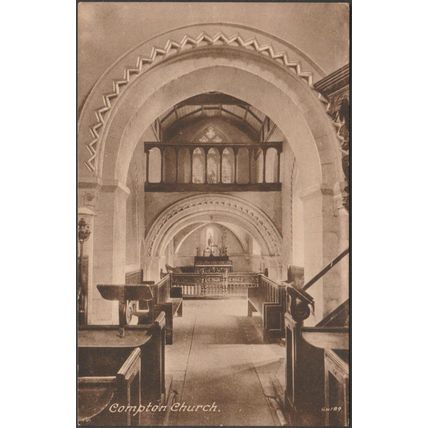 Compton Church, Surrey, c.1920 - Frith's Postcard