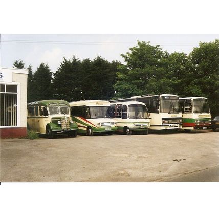 Colour Photograph of Vista Coachways of Yatton - Depot Vista May 1998