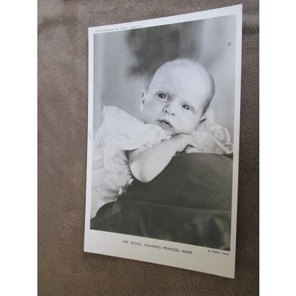 Raphael Tuck real photo Postcard - Baby H.R.H Princess Anne - Royal / Royalty