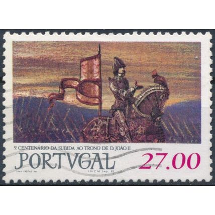 500th Anniv Ascension King Joao II: 27e - Portugal 1981 - F H - MiNr 1538