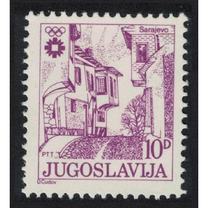 Yugoslavia Sarajevo Olympic Emblem 10D 1983 MNH SG#1676 MI#1999 Sc#1603
