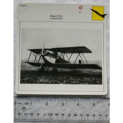Fiat CR.1 - Italy - Fighter - Collectors Club Card
