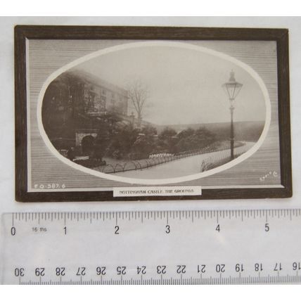 1910 postcard Nottingham Castle, The Grounds