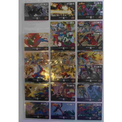 2024 UPPER DECK SPIDER-MAN ' BATTLE TIME ' 25 card SUB SET