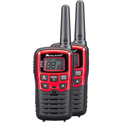 WALKIE TALKIE MIDLAND XT-10 P PMR446 DE USO LIBRE XT10 NUEVOS LIGEROS Y PEQUEÑOS