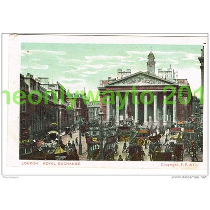 LONDON, ROYAL EXCHANGE, ENGLAND, 1900/10s?, Postcard
