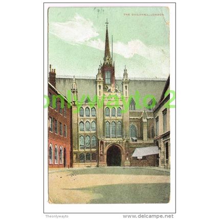 GUILDHALL, LONDON, ENGLAND, 1900/10s?, Postcard