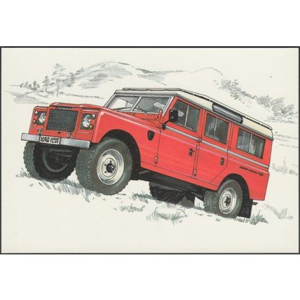 Land Rover Series III 109-inch V8 Station Wagon - Golden Era Postcard