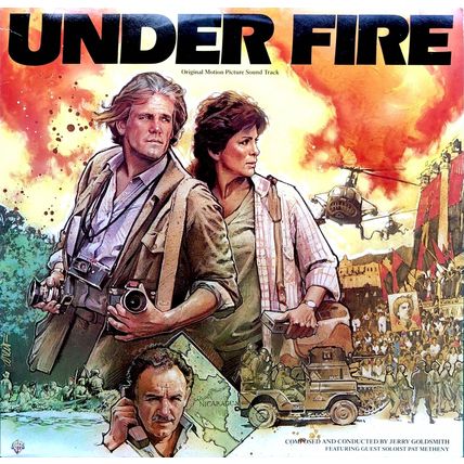 UNDER FIRE original 1983 Jerry Goldsmith soundtrack record album
