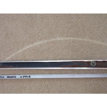 1963 63 Dodge Polara RH Fender Trim OEM 2 Pc Upper & Lower OEM