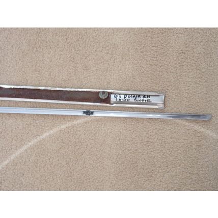 1963 63 Dodge Polara RH Fender Trim OEM 2 Pc Upper & Lower OEM