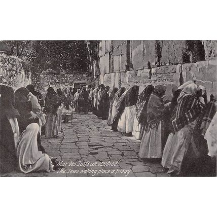 Mur des Juifs un vendredi. The Jews wailing place a Fridy