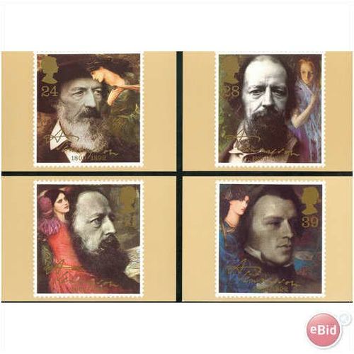 GB PHQ 1992 - Death Centenary of Alfred Lord Tennyson