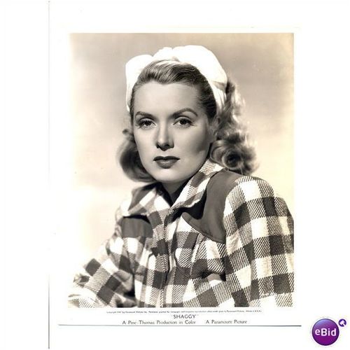 BRENDA JOYCE 1947 Paramount Portrait Still by Bud Fraker