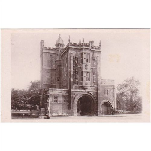 Norman Arch College Green Bristol Postcard sm 1838