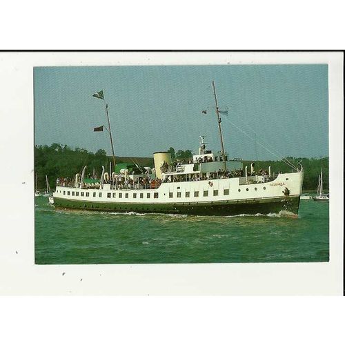 Waverley Excursions MV BALMORAL River Medway Postcard