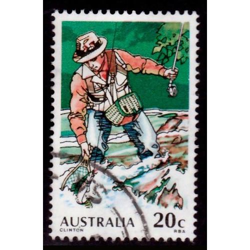 Australia 1979 Fishing 20c Used Stamp Fish Trout