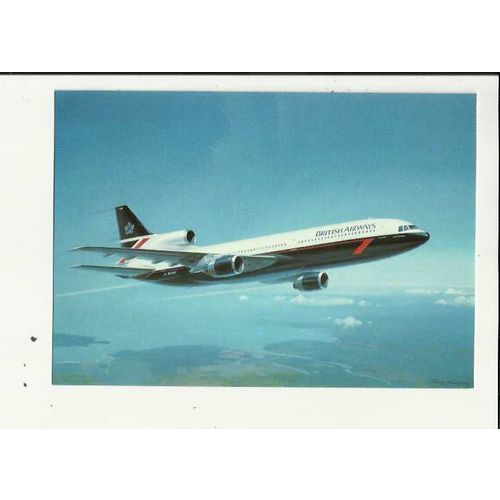 Aviation BRITISH AIRWAYS TRISTAR Company Postcard (PC026)