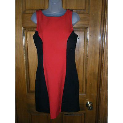 Ladies Victoria Ashley New York Two-Tone Sleeveless Dress - Size 11