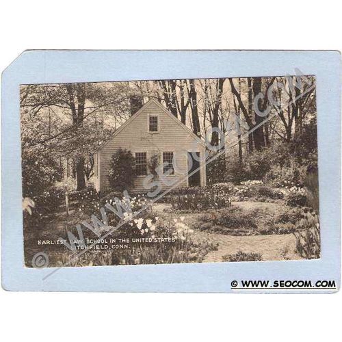 CT Litchfield The First Law School In the U S 1784-1833 ct_box2~1056
