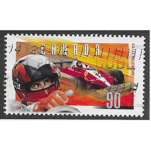 CAN 1997 90c ' GILLES VILLENEUVE' FINE USED (EBID62-908)