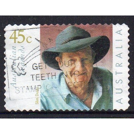 Australia 2001 Australian Legends -Slim Dusty - Portrait 2001 45c s/a Used