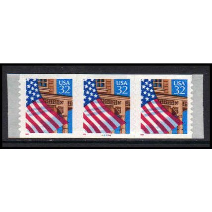 2915A 32c U.S. Flag Over Porch Fine MNH PNC 44444/3 10x10 PA3523