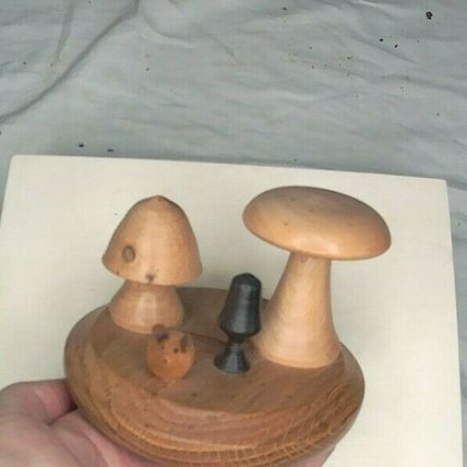 Mouse and Mushroom Ornament