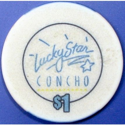 Lucky Star. $1 Casino Chip. Concho, OK. Z57.