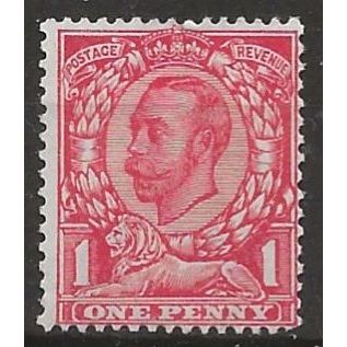 1912 SG345 1d Scarlet Wmk Royal Cypher Simple Unmounted Mint ..