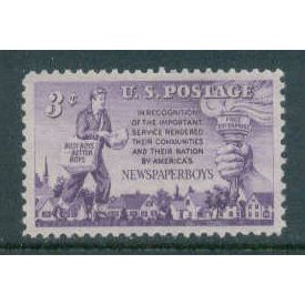 1015 3c Newspaper Boy Fine MNH MA0108
