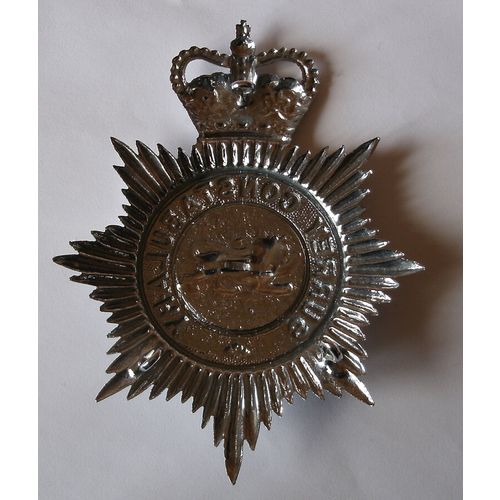 Surrey Constabulary Helmet Plate QE11 British Police