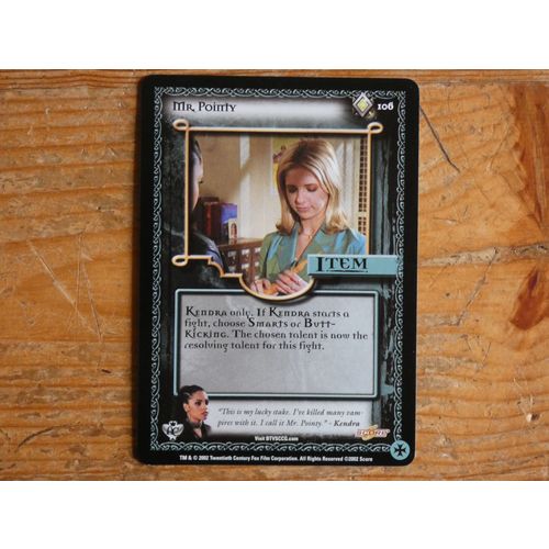Buffy CCG - Mr. Pointy (Angel's Curse) #106 Limited Rare