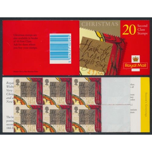 Great Britain 1999 Christmas Booklet 20x2nd Mint MNH SG LX18 2115 stamp Hymn