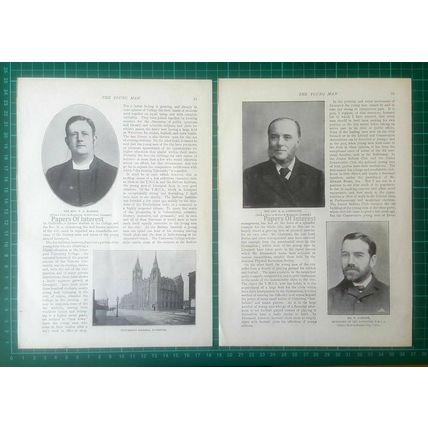 Liverpool Aked Rev Madden St Luke's Church Edward Evans - 1896 Article