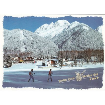 Ferien Hotel Larchen Hof Austria Postcard used VGC