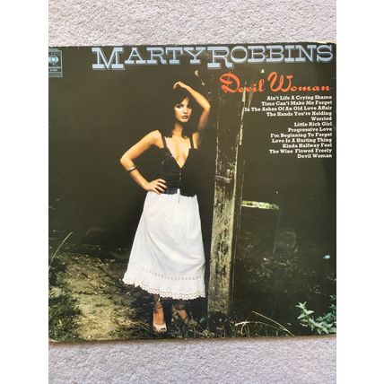 MARTY ROBBINS - DEVIL WOMAN (UK CBS 1977 VINYL LP)