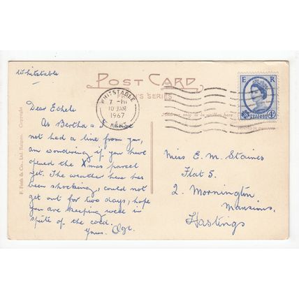 The Thatched Tavern Maidencombe Postcard 1967 Devon