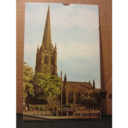 St. JOHN'S CHURCH, GOOLE, YORKSHIRE unused postcard vgc =