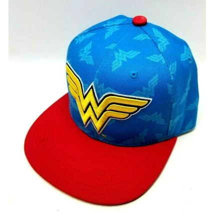 Wonder Woman Snapback Ball Cap Hat Big Logo (T11)