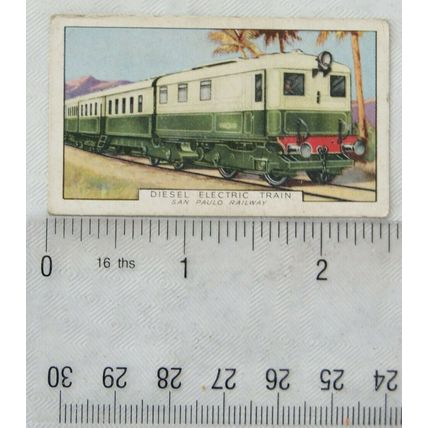 1937 Gallaher Trains of the World No. 2 Diesel-Electric Train, San Paulo Railway
